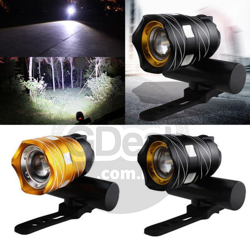 USB Rechargeable T6 LED Bike Lamp Cycling Light Torch (2 Colors)