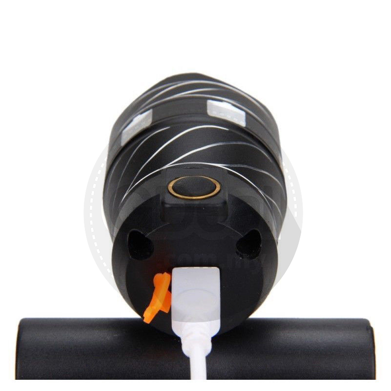 USB Rechargeable T6 LED Bike Lamp Cycling Light Torch (2 Colors)
