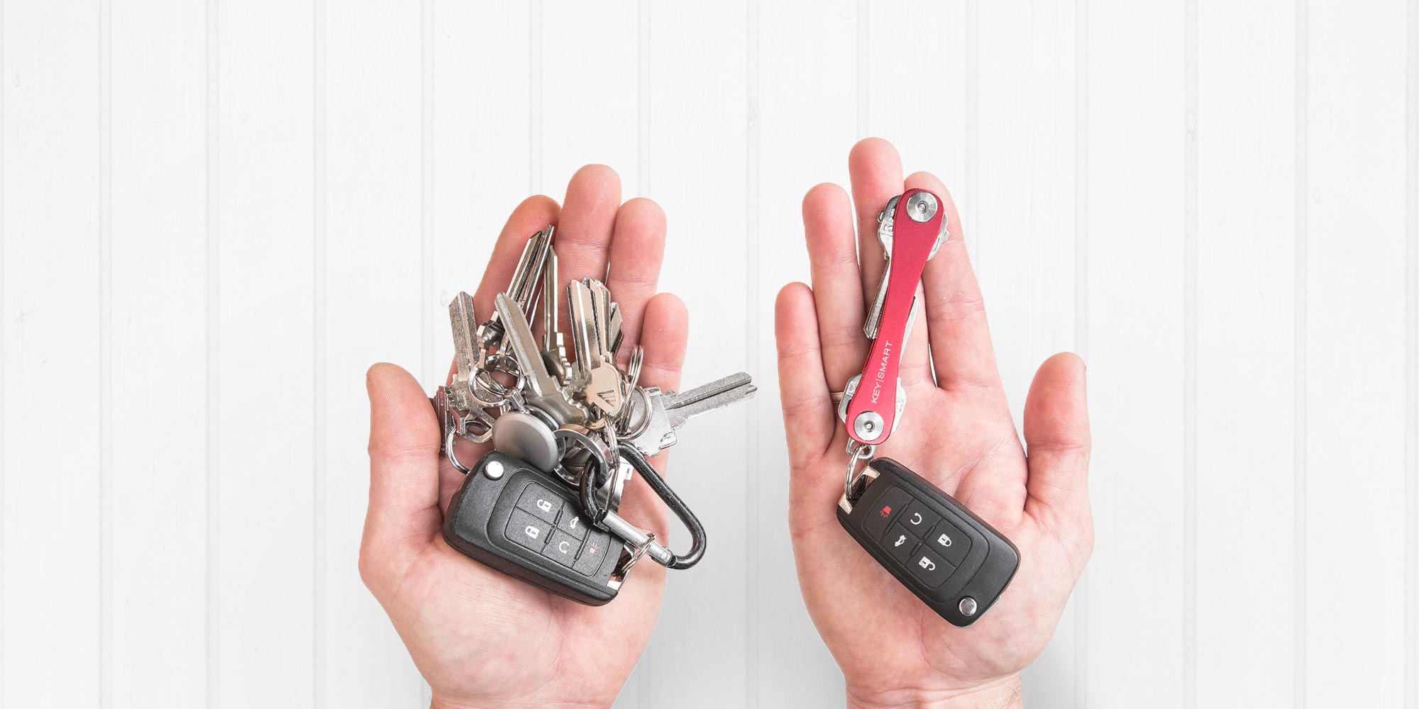 Keysmart Key Holder Compact (Blue - Black)