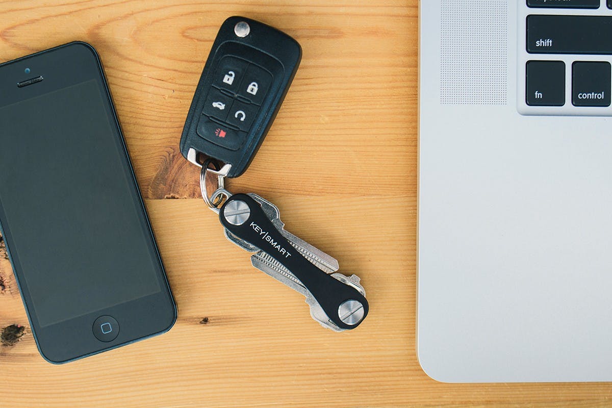Keysmart Key Holder Compact (Blue - Black)