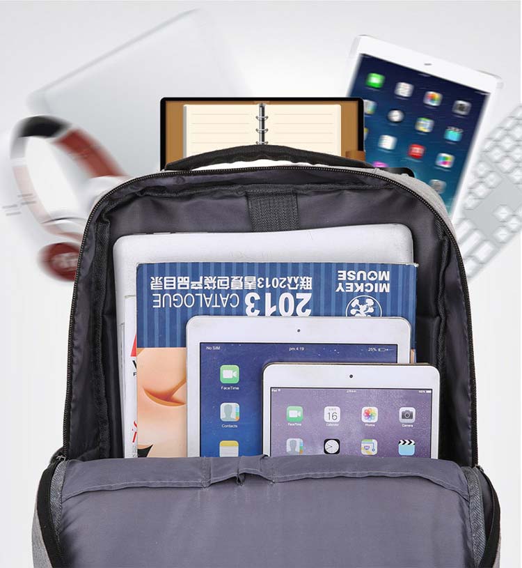 Casual Backpack Multipurpose By Itronicmobile (Black)