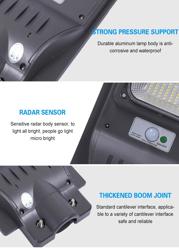 [Ix] Outdoor Ip67 30watt 60watt 90watt 120watt LED Solar Street Lamp