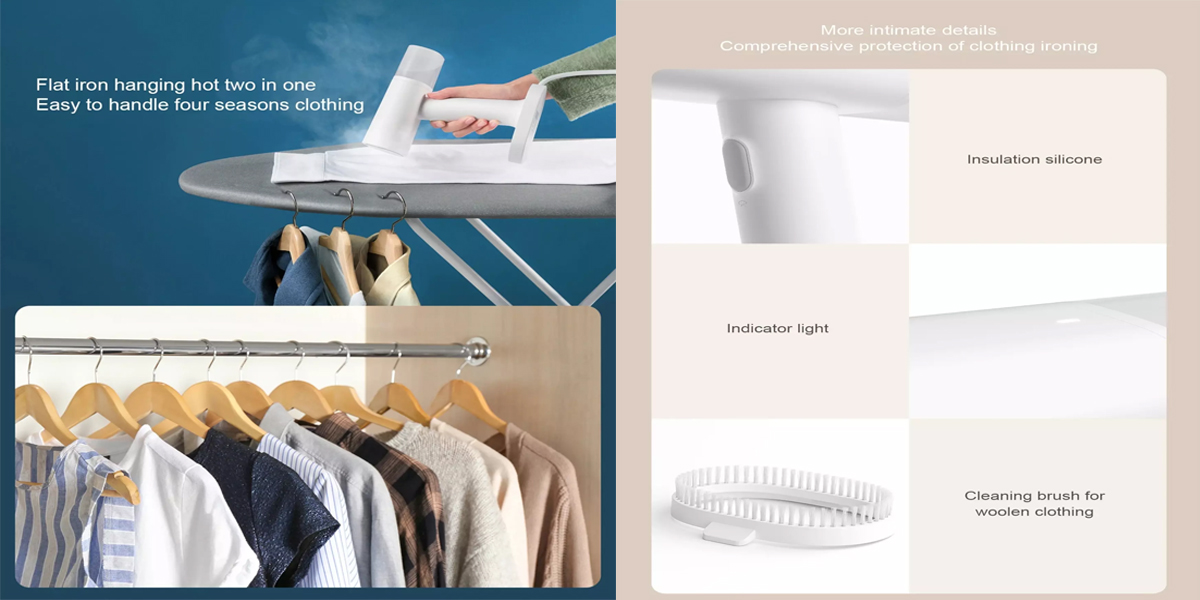 oFMKHswu1625732899.jXiaomi Mijia Garment Handheld Steamer - MJGTJ01LF (White)pg