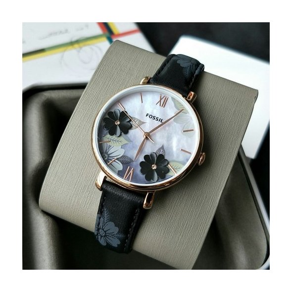 Fossil watch with flowers best sale