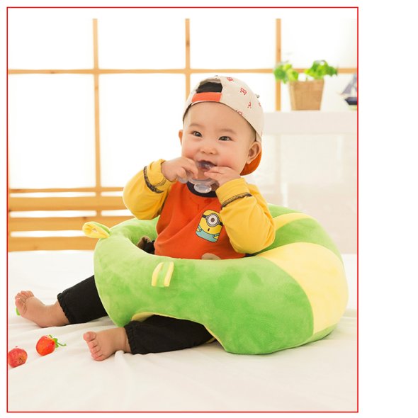 Sitting support outlet pillow for babies