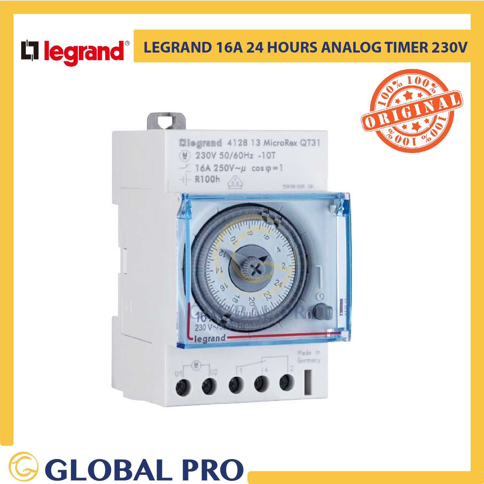 Buy Globalproofficial Legrand 16A Programmable 24 Hours Analog Daily