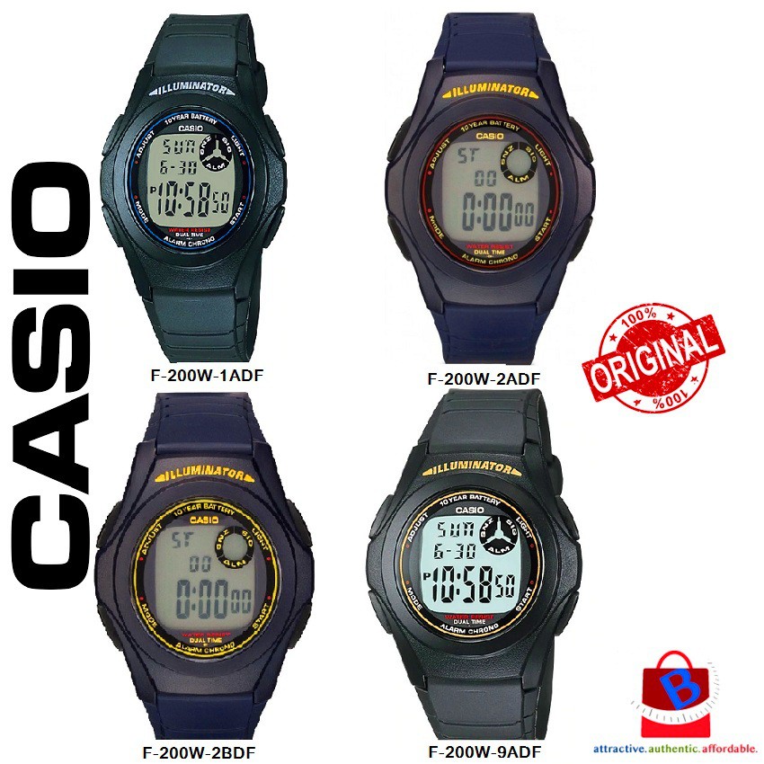 casio f200w