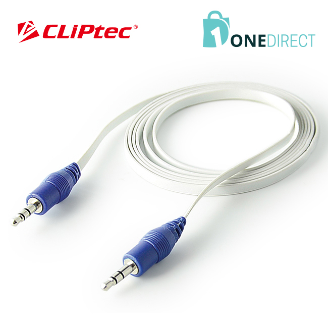 Buy CLiPtec Slim Flat Stereo Audio Cable | eRomman