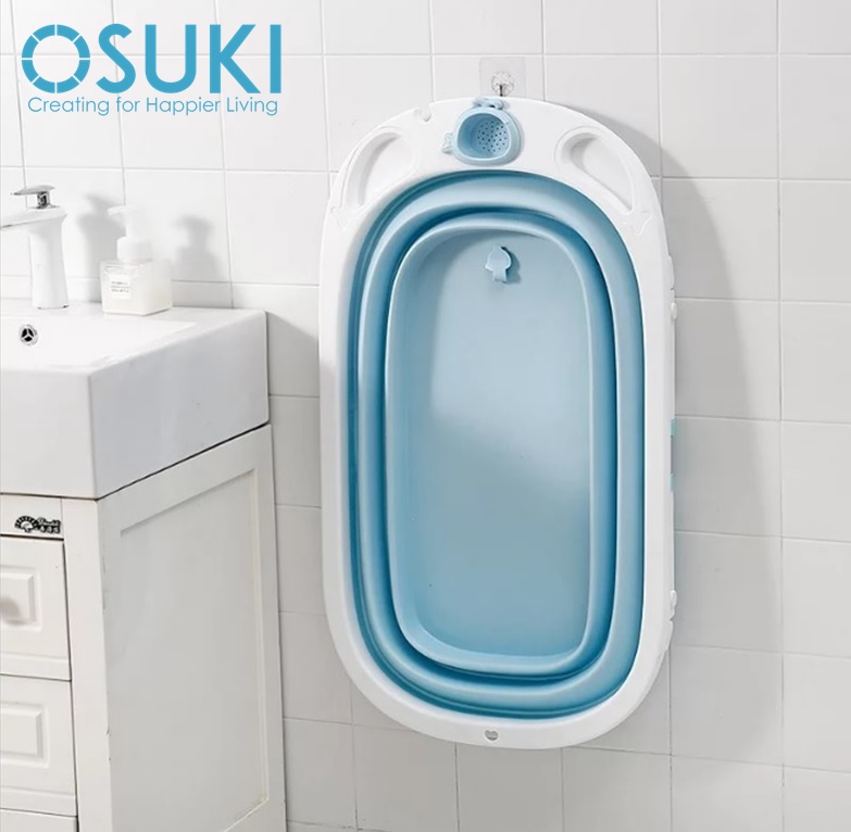 Buy Osuki Foldable Baby Bath Tub Blue Online Eromman