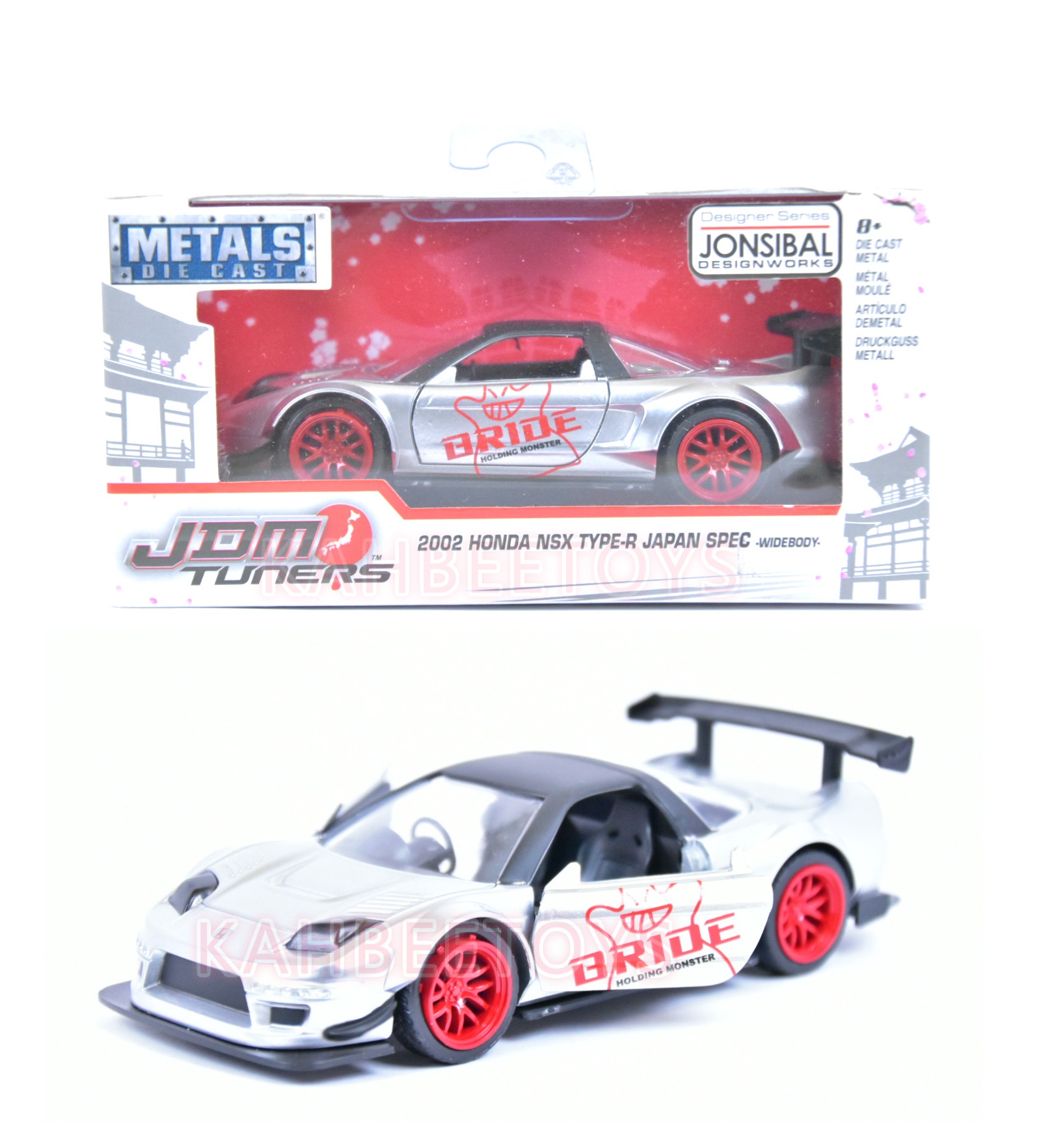 Buy Jada Toys Jdm Tuners 1 32 02 Honda Nsx Type R Japan Spec Widebody Silver Online Eromman